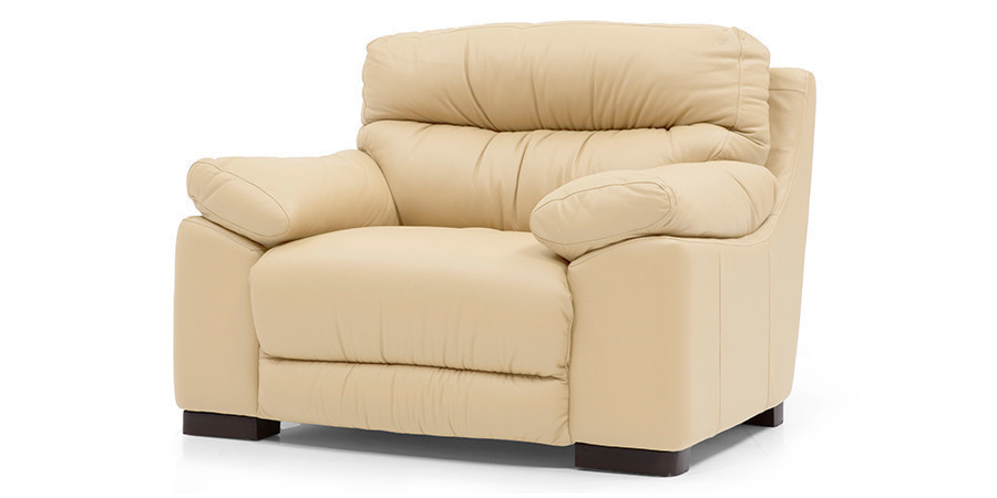 Thunder Leather Sofa (Cream)